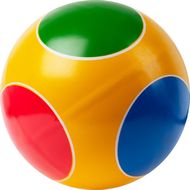 Мяч детский Кружочки ручное окрашивание